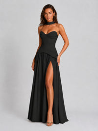 Strapless Sweetheart High Slit Prom & Formal Dress