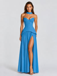 Strapless Sweetheart High Slit Prom & Formal Dress