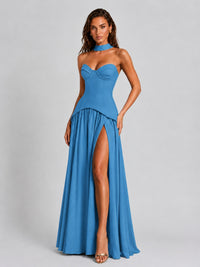 Strapless Sweetheart High Slit Prom & Formal Dress