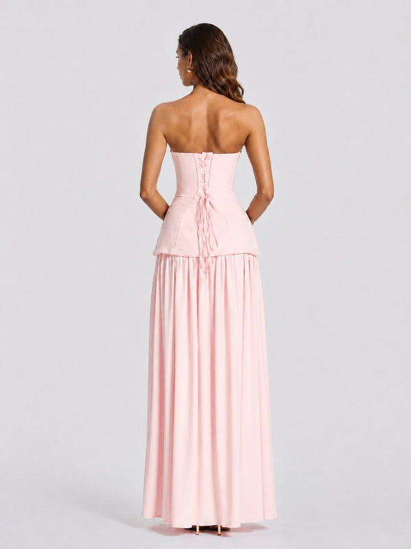 Strapless Sweetheart High Slit Prom & Formal Dress