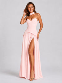 Strapless Sweetheart High Slit Prom & Formal Dress