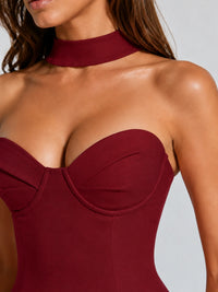 Strapless Sweetheart High Slit Prom & Formal Dress