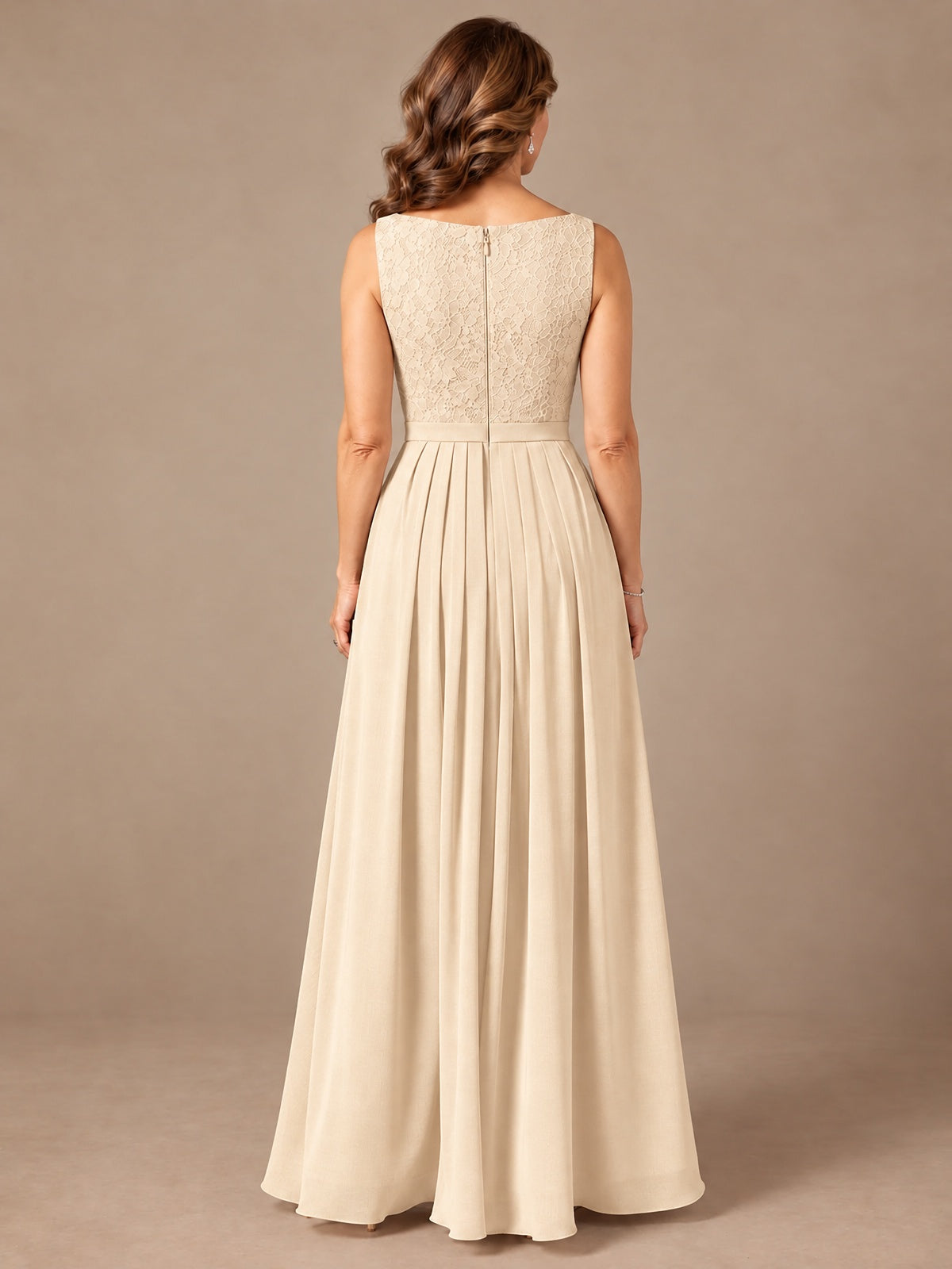 Blush Pink A-Line Mother of the Bride Dress with Lace Jacket and Ruffles