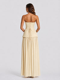 Strapless Sweetheart High Slit Prom & Formal Dress