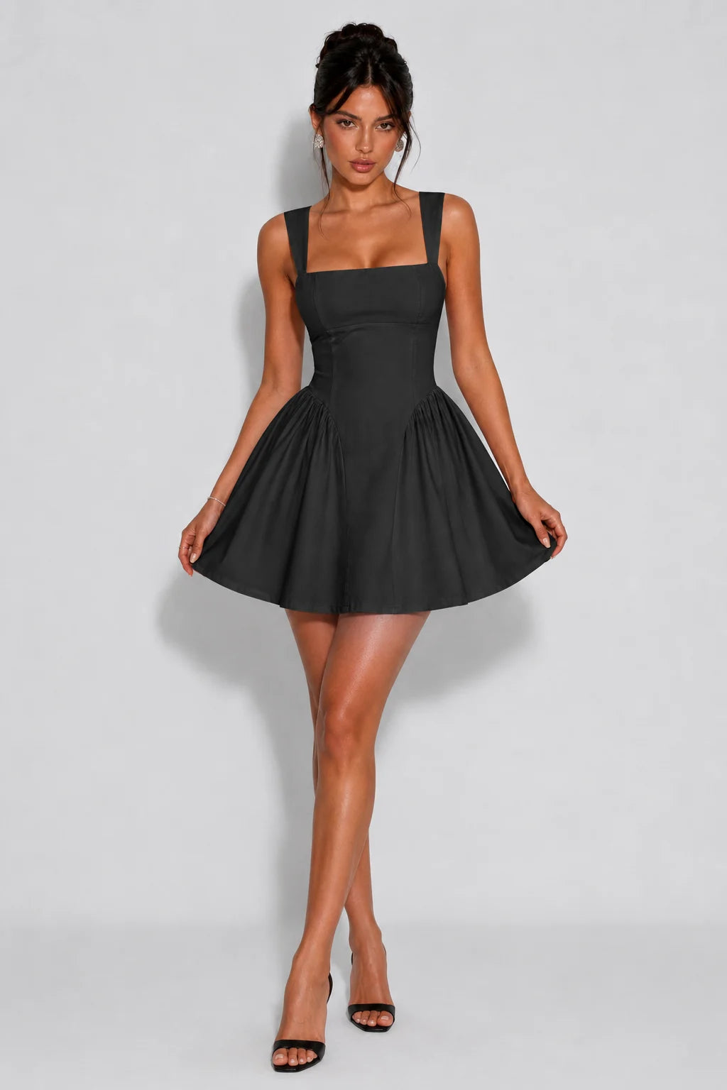 Square Neck A-Line Homecoming Dresses