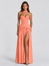 Strapless Sweetheart High Slit Prom & Formal Dress