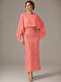 Light Blue Sequin 2 Pieces Mother of the Bride Dress