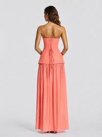 Strapless Sweetheart High Slit Prom & Formal Dress
