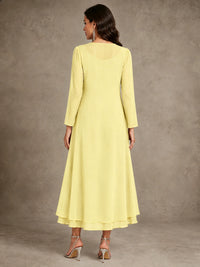 Sequin Chiffon Mother of the Bride Dress with Jacket