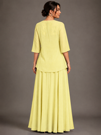 A-line 2 Pieces Chiffon Appliques Mother of The Bride Dresses with Jackets