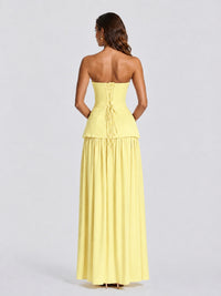 Strapless Sweetheart High Slit Prom & Formal Dress