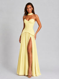 Strapless Sweetheart High Slit Prom & Formal Dress
