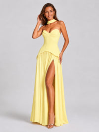 Strapless Sweetheart High Slit Prom & Formal Dress
