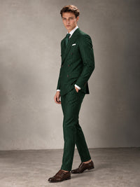 Double Breasted Pinstripe Men's Suit 2 Piece (Jacket & Pants) for Wedding & Formal Prom