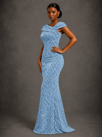 Sequin Off Shoulder Mermaid Prom Dress