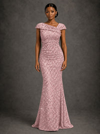 Sequin Off Shoulder Mermaid Prom Dress