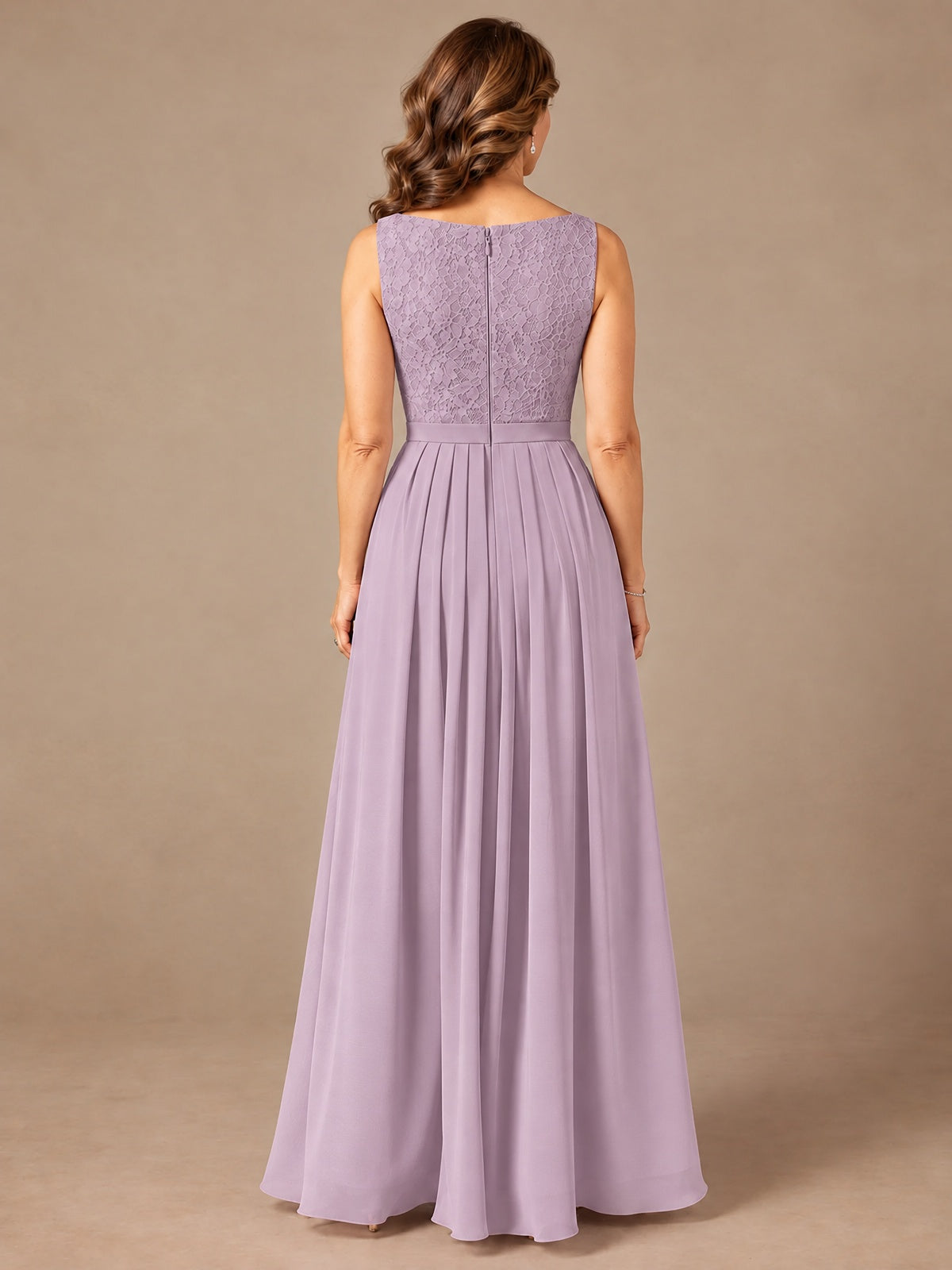 Blush Pink A-Line Mother of the Bride Dress with Lace Jacket and Ruffles