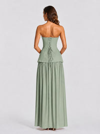Strapless Sweetheart High Slit Prom & Formal Dress
