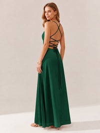 JOVELLEE Yellow Sweetheart Ruched Bust Chiffon Maxi Dress