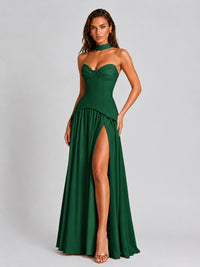 Strapless Sweetheart High Slit Prom & Formal Dress