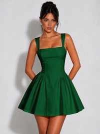 Square Neck A-Line Homecoming Dresses