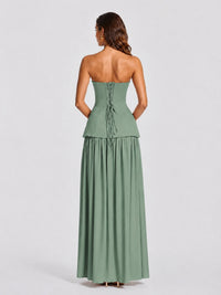 Strapless Sweetheart High Slit Prom & Formal Dress