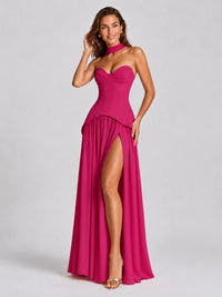 Strapless Sweetheart High Slit Prom & Formal Dress