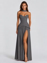 Strapless Sweetheart High Slit Prom & Formal Dress