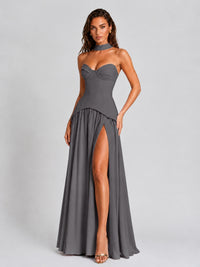 Strapless Sweetheart High Slit Prom & Formal Dress