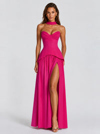 Strapless Sweetheart High Slit Prom & Formal Dress