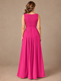 Blush Pink A-Line Mother of the Bride Dress with Lace Jacket and Ruffles