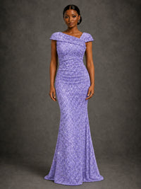 Sequin Off Shoulder Mermaid Prom Dress