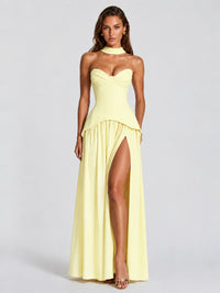 Strapless Sweetheart High Slit Prom & Formal Dress