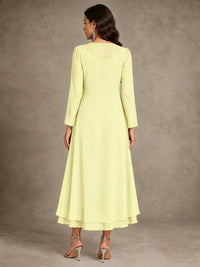 Sequin Chiffon Mother of the Bride Dress with Jacket