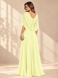 Ruched V Neck Mother of The Bride Dresses with Shawls Appliques and Cap Sleeves