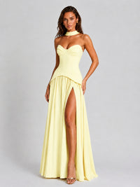 Strapless Sweetheart High Slit Prom & Formal Dress