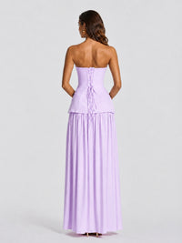 Strapless Sweetheart High Slit Prom & Formal Dress