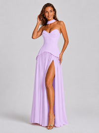 Strapless Sweetheart High Slit Prom & Formal Dress