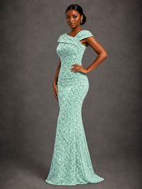 Sequin Off Shoulder Mermaid Prom Dress