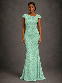Sequin Off Shoulder Mermaid Prom Dress