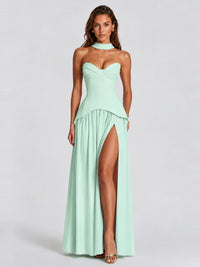 Strapless Sweetheart High Slit Prom & Formal Dress