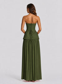 Strapless Sweetheart High Slit Prom & Formal Dress