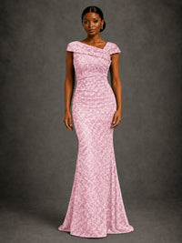 Sequin Off Shoulder Mermaid Prom Dress