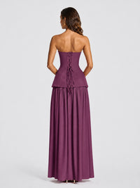 Strapless Sweetheart High Slit Prom & Formal Dress