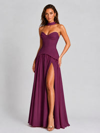 Strapless Sweetheart High Slit Prom & Formal Dress