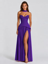 Strapless Sweetheart High Slit Prom & Formal Dress