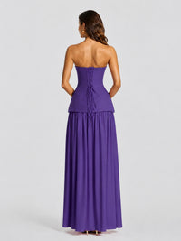 Strapless Sweetheart High Slit Prom & Formal Dress