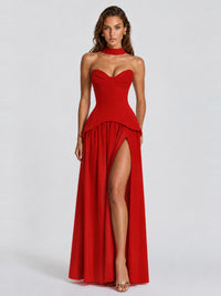 Strapless Sweetheart High Slit Prom & Formal Dress