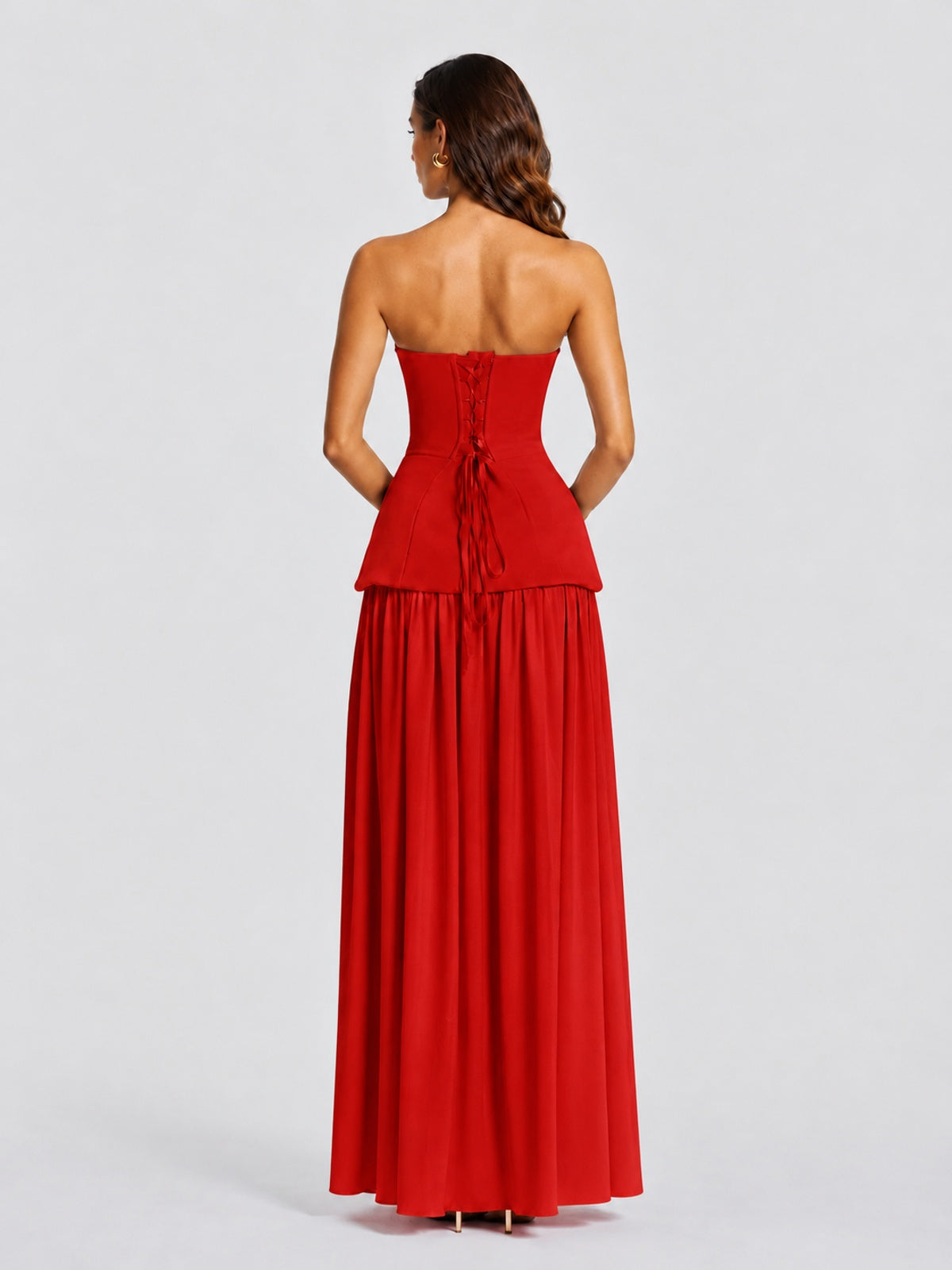 Strapless Sweetheart High Slit Prom & Formal Dress