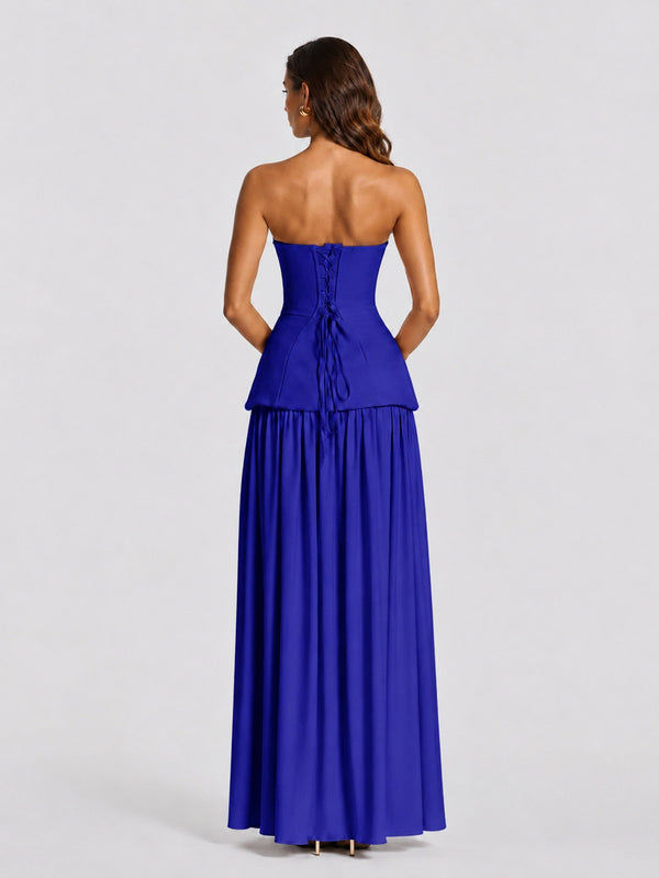Strapless Sweetheart High Slit Prom & Formal Dress